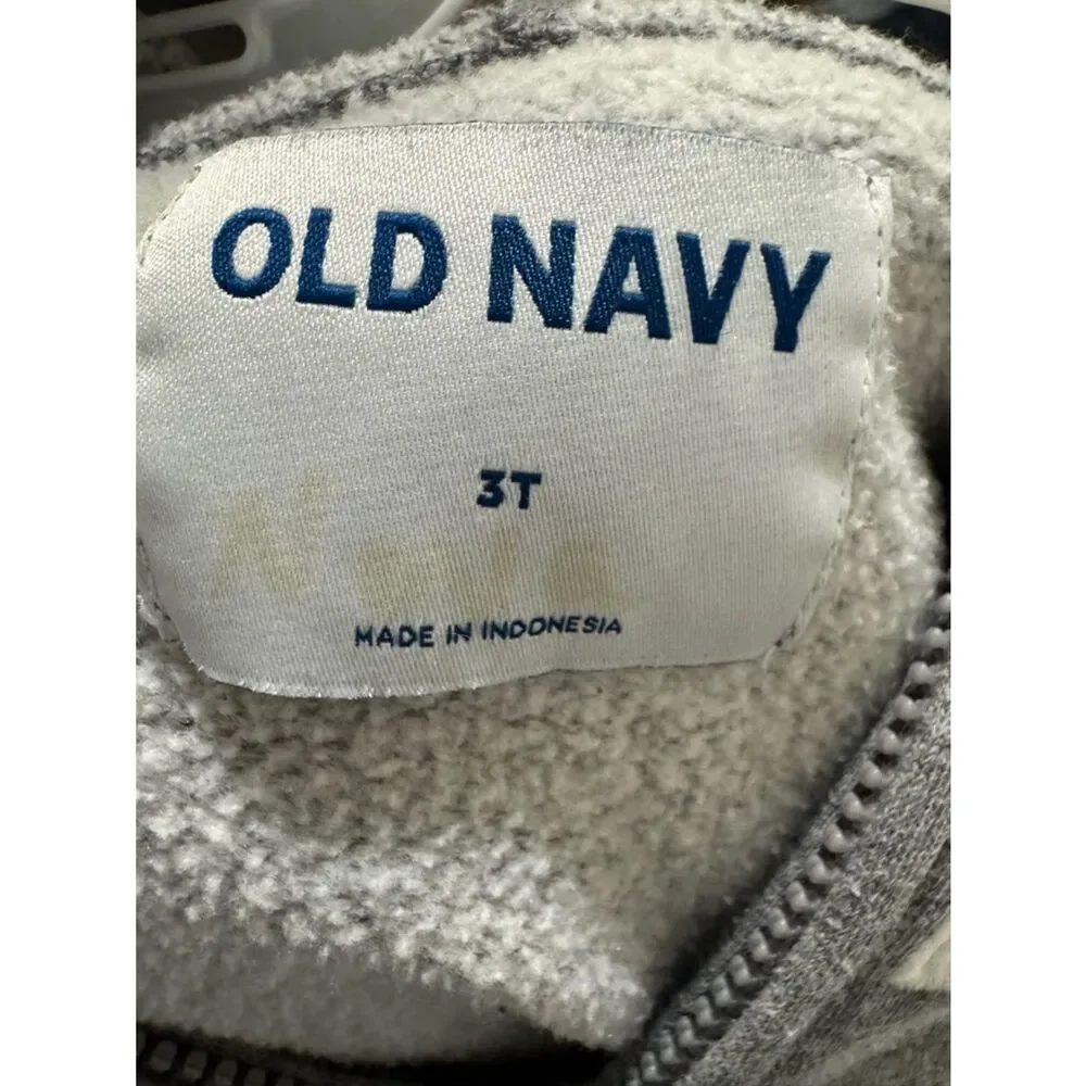Grey unisex Old Navy hoodie size 3T